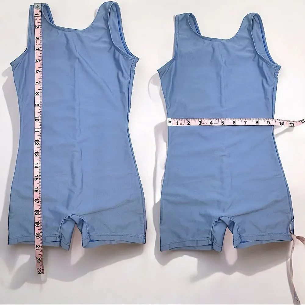 Girl’s Shaper l Light Blue Short Romper Shaper l Small 6/7 l EUC